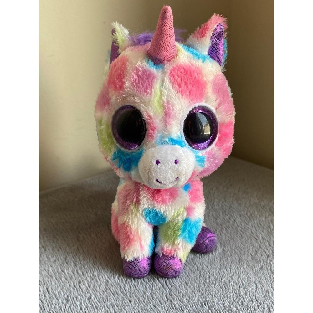 Ty Beanie Boos Wishful Unicorn 2013 Plush 6" With Tush Tag Stuffed Toy s1